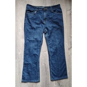 Finejeans Embroidered Pockets Stretch‎ Plus 16 Blue Jeans Women's